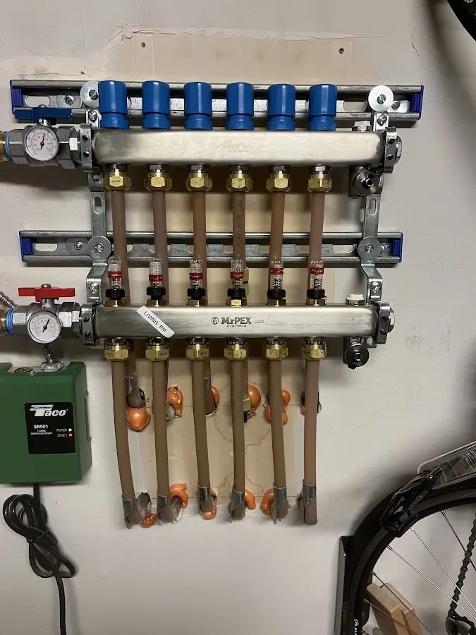 Plumber performing Gas Leak Detection at a residential property in Hillside